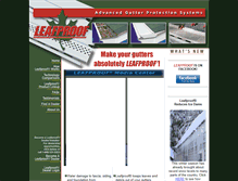 Tablet Screenshot of leafproof.com